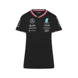 T-shirt damski Team Driver czarny Mercedes AMG F1 2024