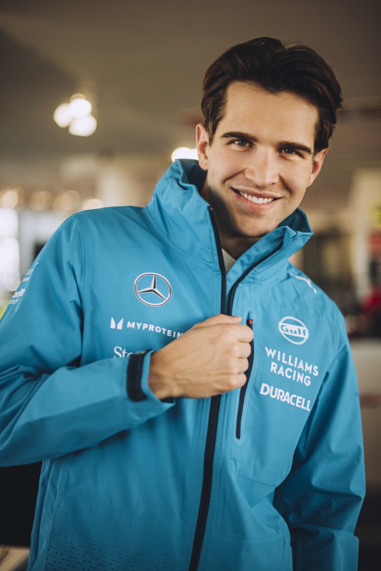 Oryginalna kurtka zespołu Williams Racing F1 dla fana formuły 1