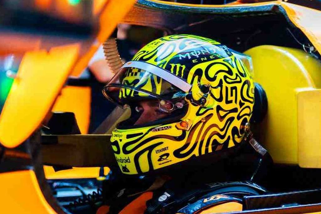 Norris testuje hiperkara McLaren MCL-HY w Portimao
