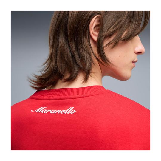 Bluza czerwona Crew Neck Scuderia Ferrari F1 2026