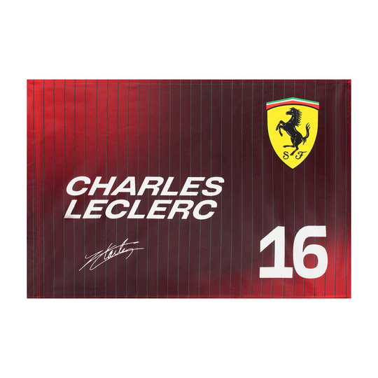 Flaga Charles Leclerc Ferrari F1 2025
