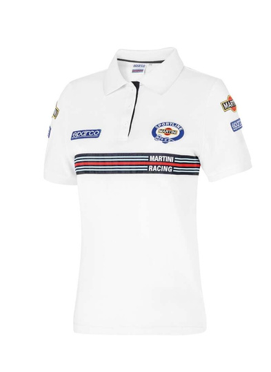 Koszulka polo damska Replica Martini Racing Sparco
