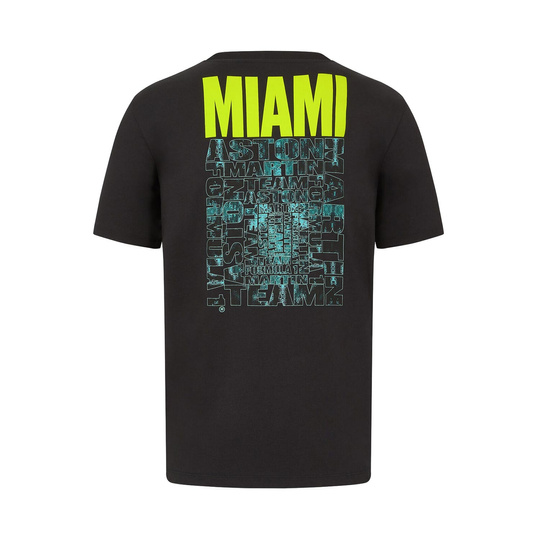 Koszulka t-shirt Midnight Miami Aston Martin F1