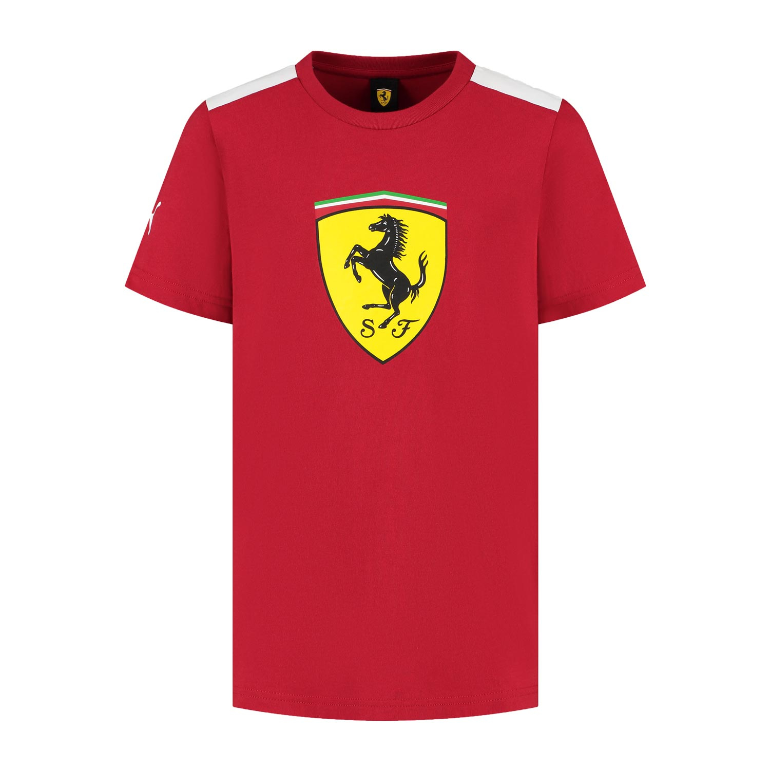 T-shirt męski Shield czerwony Scuderia Ferrari F1 2025