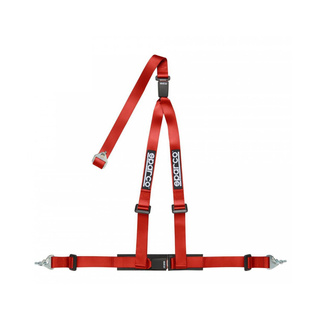 Pasy 3-punktowe Sparco Club H-3M Dual czerwone (ECE)