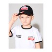 Czapka z daszkiem dziecięca Stripe Rally Poland WRC czarna