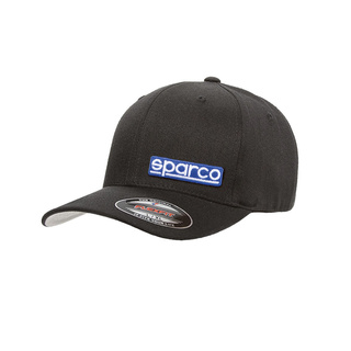 Czapka z daszkiem Flexfit Sparco czarna