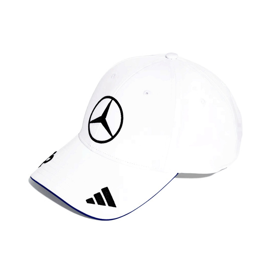Czapka baseballowa biała Kimi Antonelli Mercedes AMG F1 2025