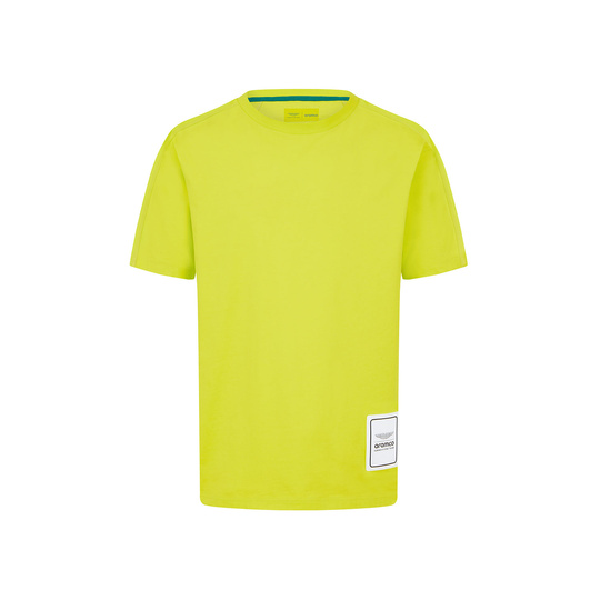 T-shirt męski Logo Lime Aston Martin F1 2025