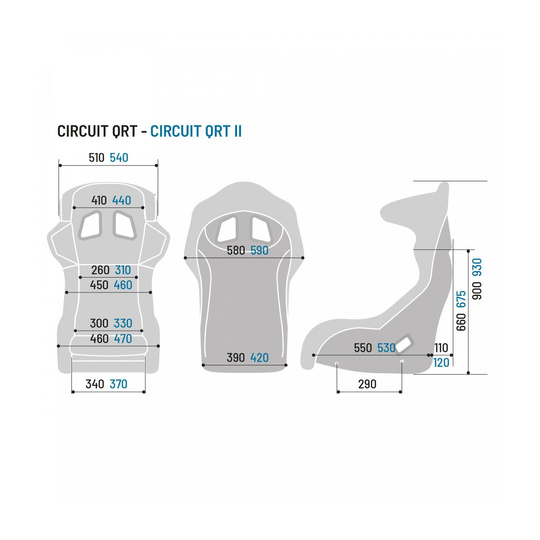 Fotel Sparco Circuit II QRT MY19 (FIA)