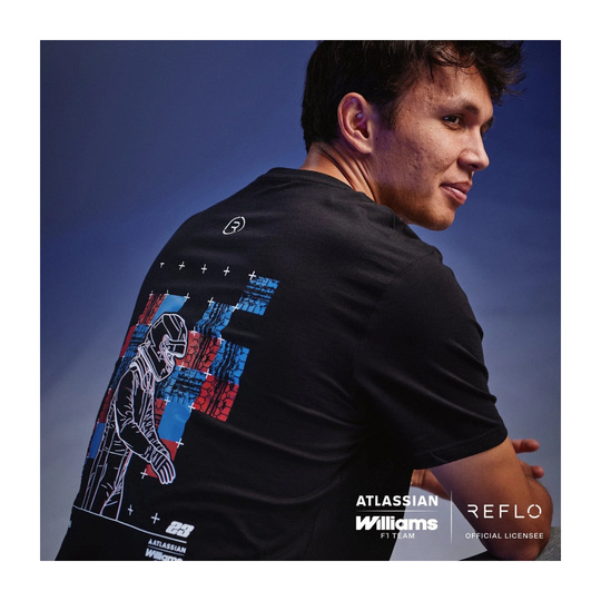 T-shirt męski Alex Albon Drivers Williams Racing 2026