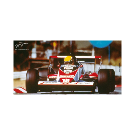 Model 1:8 kask Ayrton Senna sezon 1984 