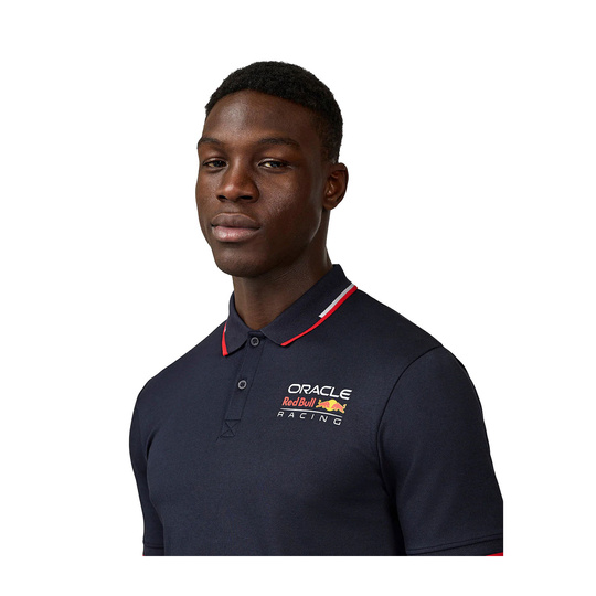 Polo męskie Core Logo granatowe Red Bull Racing 2025