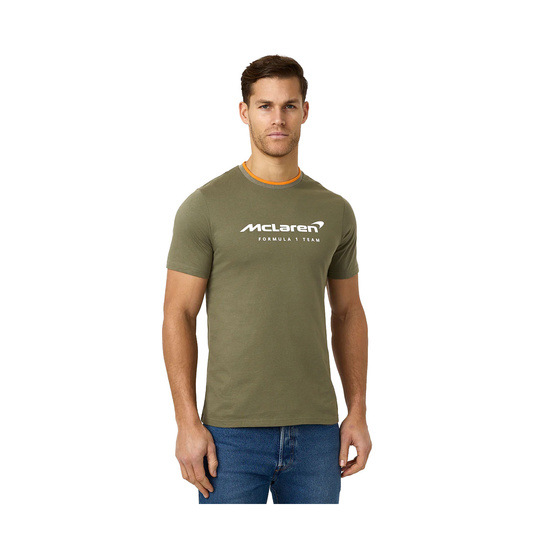 T-shirt męski Essentials zielony McLaren F1 2025