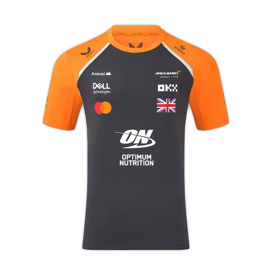 T-shirt męski Set Up Norris Team szary McLaren F1 2025