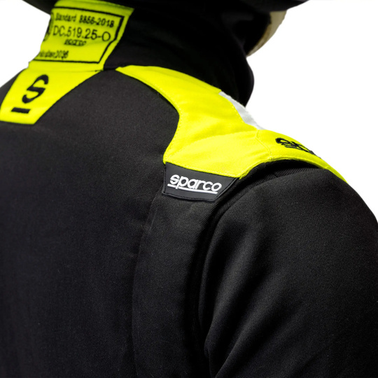 Kombinezon Sparco SPRINT Advanced czarno-żółty (homologacja FIA)