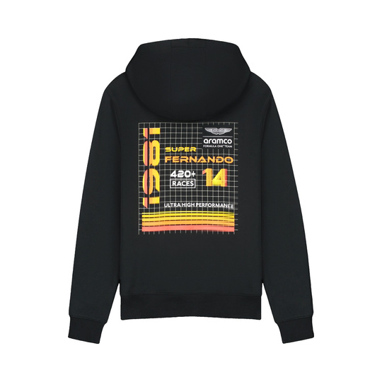 Bluza z kapturem Fernando Alonso Barcelona Aston Martin F1 2026