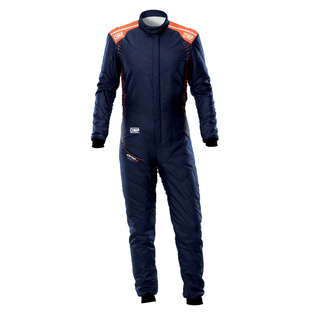 Kombinezon OMP ONE-S AIR granatowy/pomarańczowy (FIA)