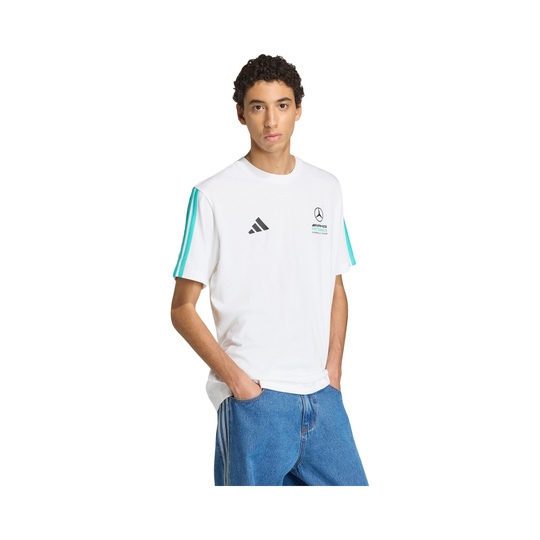 Koszulka t-shirt DNA Logo Mercedes AMG F1 2026 biała