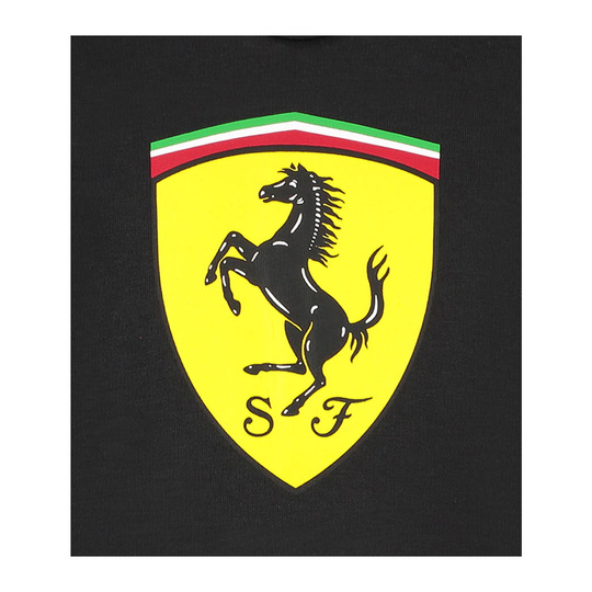 Bluza z kapturem dziecięca Shield czarna Scuderia Ferrari F1