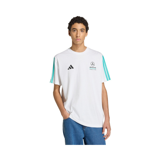 Koszulka t-shirt DNA Logo Mercedes AMG F1 2026 biała