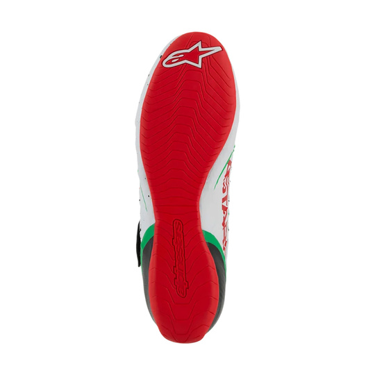 Buty Alpinestars Tech-1 KX V3 białe/zielone (FIA)