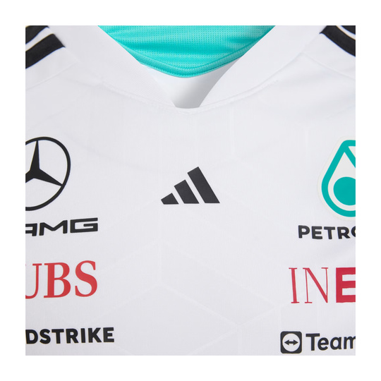 Koszulka t-shirt dziecięca Team Mercedes AMG F1 2026 biała