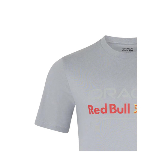 T-shirt męski Front Logo szary Red Bull Racing 2025