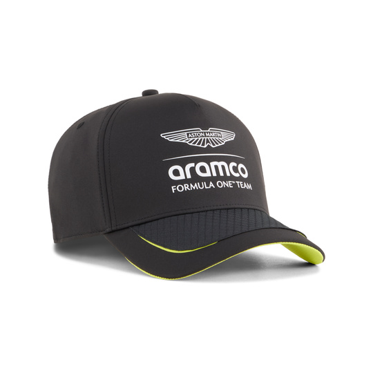 Czapka baseballowa czarna Logo Aston Martin F1 2026