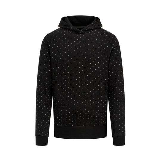 Bluza męska Hoodie Polka Dot Black Mercedes AMG F1 