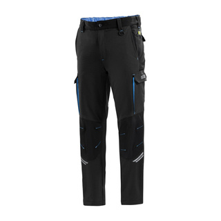 Spodnie Tech Sparco czarne/niebieskie