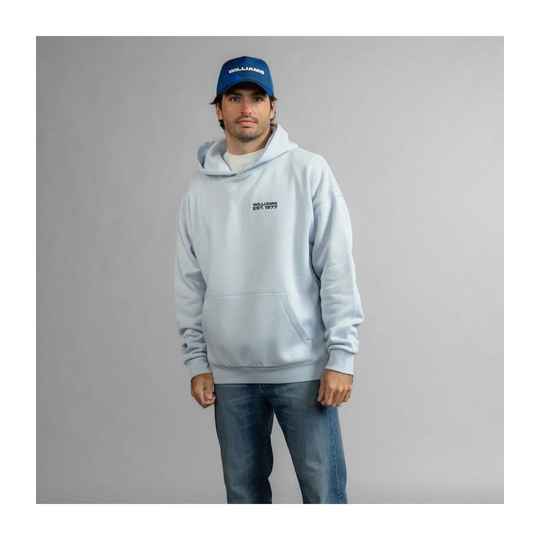 Męska bluza Hoody Oversized niebieska Williams Racing 2025