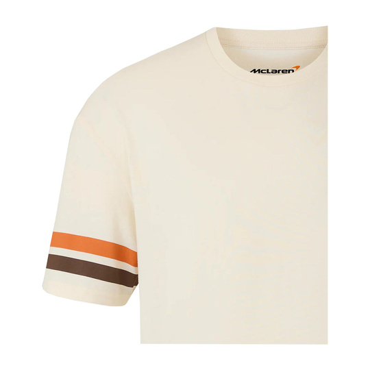 T-shirt męski beżowy Austin GP McLaren F1 2025