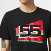 T-shirt męski Sainz Driver Black Ferrari F1 