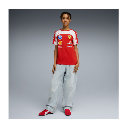 Koszulka t-shirt dziecięca Team Scuderia Ferrari F1 2026