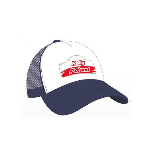 Czapka dziecięca Trucker granatowa Rally Poland