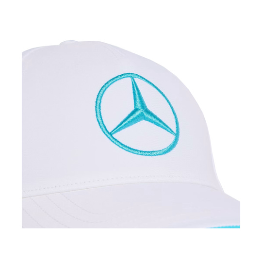 Czapka z daszkiem George Russell Mercedes AMG F1 2026 biała