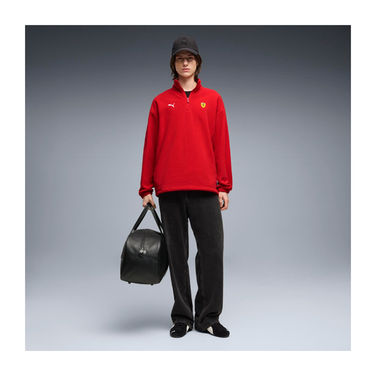 Bluza 1/4 Zip czerwona Scuderia Ferrari F1 2026