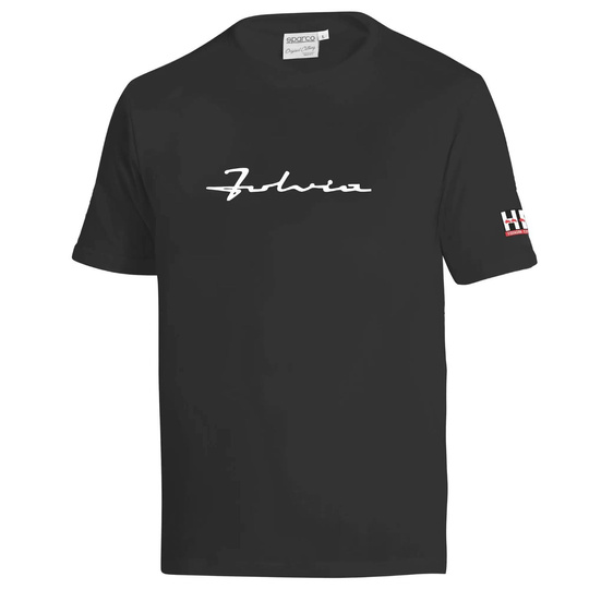 Koszulka t-shirt męska Sparco Lancia HF Fulvia Logo czarna