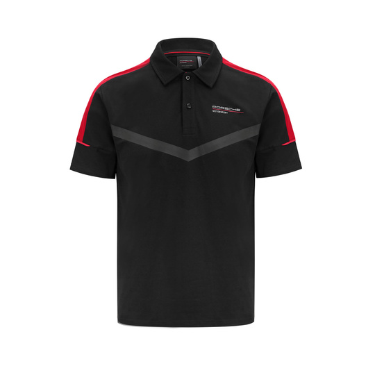 Koszulka polo Logo Porsche Motorsport czarna