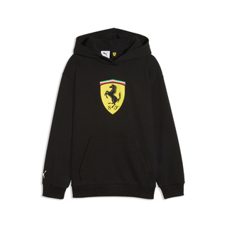 Bluza z kapturem dziecięca Logo Scuderia Ferrari F1 2026 czarna
