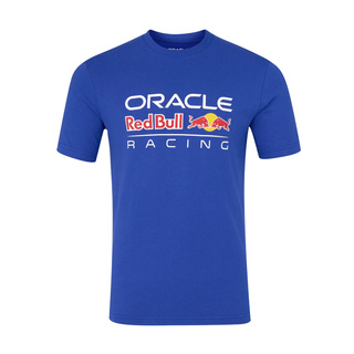 T-shirt męski Logo Regular niebieski Red Bull Racing 2026