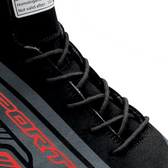 Buty OMP Sport MY22 czarne/czerwone (FIA)