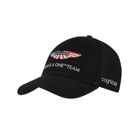 Czapka baseballowa czarna USA Aston Martin F1