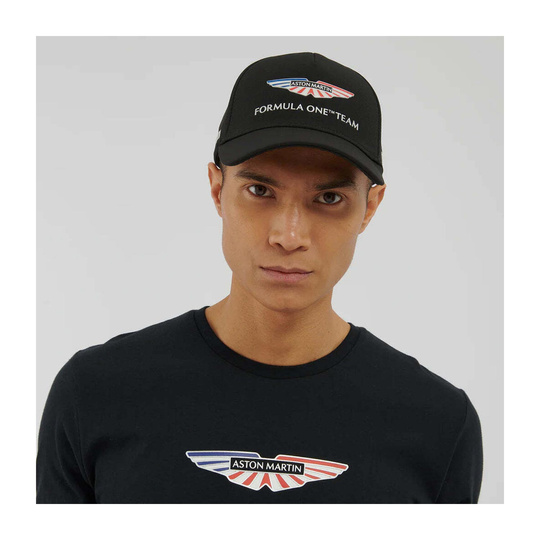 Czapka baseballowa czarna USA Aston Martin F1