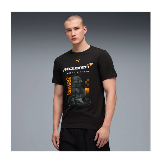 T-shirt męski czarny Lando Norris McLaren F1 2026