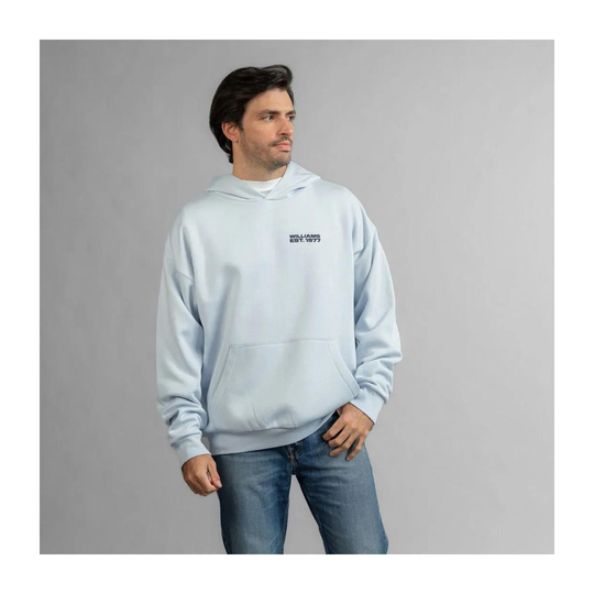 Męska bluza Hoody Oversized niebieska Williams Racing 2025