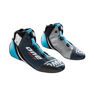 Buty OMP ONE EVO X R niebieskie (FIA)