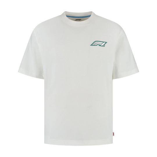 T-shirt męski Legacy Graphic biały Formula 1 2025