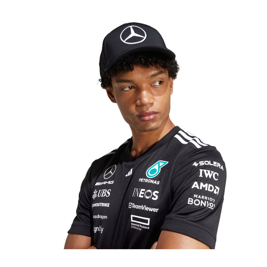 Czapka baseballowa czarna Star Trucker Mercedes AMG F1 2025